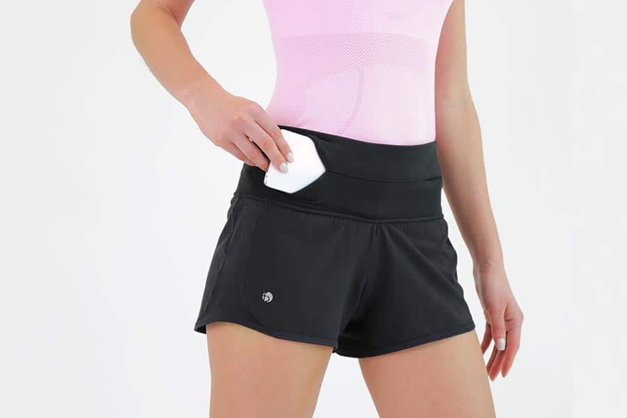 flipbelt shorts fram